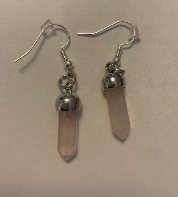 Pink Jasper Stone Earrings